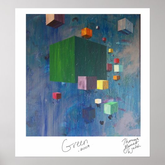グリーンプリント ポスター (正面)