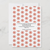 グリーンプレイドパンプキンパイ 感謝祭 フレンドギビング 招待状 (裏面)