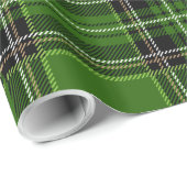 グリーンプレイドラッピング紙 ラッピングペーパー (ロールコーナー)