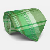 グリーンプレイド聖パトリックの日のネクタイ ネクタイ (ロール)