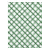 グリーンプレイド テーブルクロス (正面)