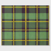 グリーンプレイド ラッピングペーパー (フラット)