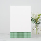 グリーンプレイド 便箋 (スタンド正面)