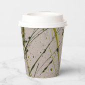 グリーンプレイド 紙コップ (裏面)