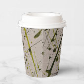 グリーンプレイド 紙コップ (右)