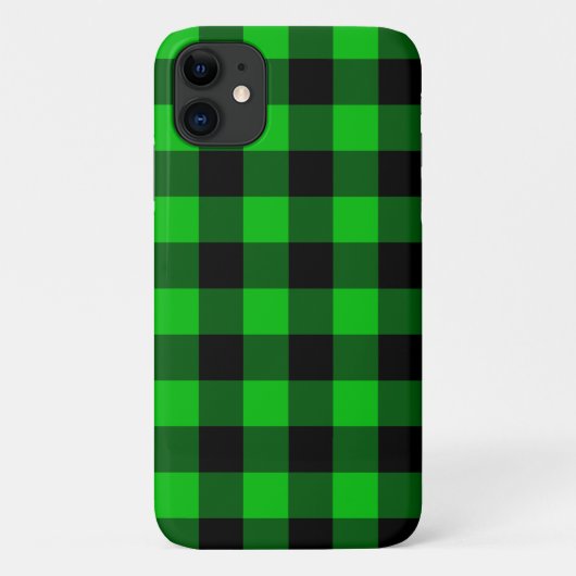 グリーンプレイドiPhoneケース Case-Mate iPhoneケース (裏面)