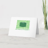 グリーンプレゼントクリスマス交換パーティー招待状 招待状 (裏面)