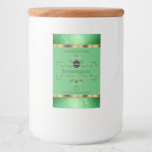 グリーンプロダクトラベル オルネイト フェイクゴールド デコロゴ フードラベル (正面)