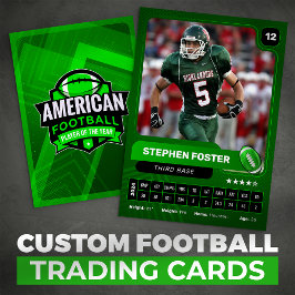 グリーンプロ アメリカンフットボール プレイヤー トレーディングカード コーリングカード