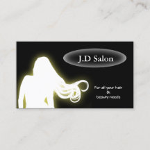 グリーンヘアサロン名刺