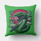 グリーンヘビ クッション (裏面)