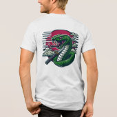 グリーンヘビ トライブレンドＴシャツ (裏面)