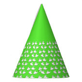 グリーンヘリコプター誕生日パーティーハット パーティーハット (左)