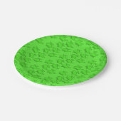 グリーンヘリコプター誕生日 ペーパープレート (アングル)