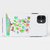 グリーンヘロンと鹿 Case-Mate iPhoneケース (裏面(横))