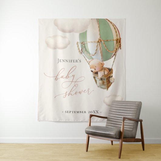 グリーンベアバルーンタペストリー タペストリー (インサイチュ)