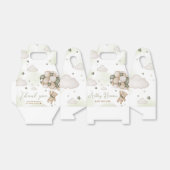 グリーンベアーバルーン赤ちゃんシャワー フェイバーボックス (折り畳みなし)