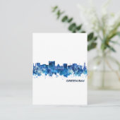 グリーンベイウィスコンシンスカイラインブルー シーズンポストカード (スタンド正面)