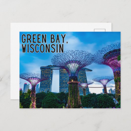 グリーンベイウィスコンシン葉書旅行記念品 ポストカード (正面/裏面)