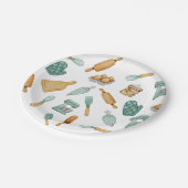 グリーンベイカーベーキングツールのパターン ペーパープレート (アングル)