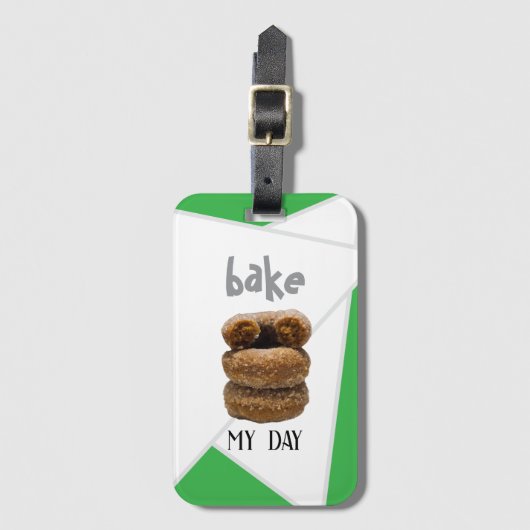 グリーンベイクマイデー ラゲッジタグ (正面縦)