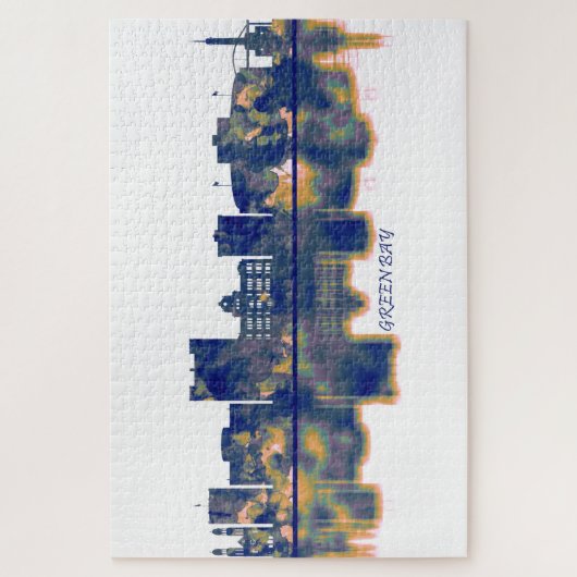 グリーンベイスカイライン ジグソーパズル (縦)