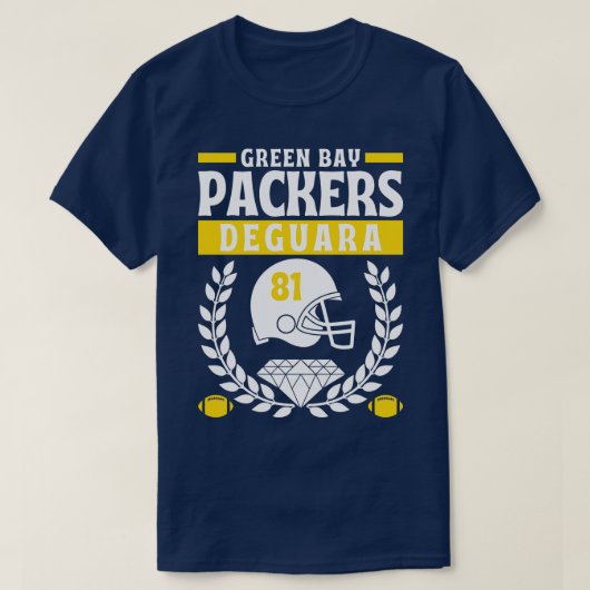グリーンベイパッカーズデグアラ81版 Tシャツ (デザイン正面)