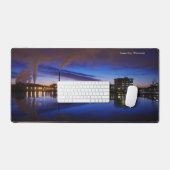 グリーンベイ、ウィスコンシン夜景デスクマット デスクマット (キーボード&マウス)