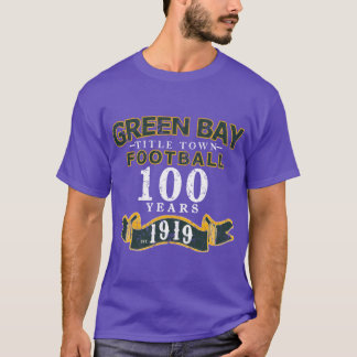 グリーンベイ フットボール 100周年記念 リトロ Tシャツ