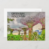 グリーンベイWI旅行はがき ポストカード (正面/裏面)
