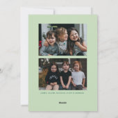 グリーンベターレイトネバーズネバー年賀状 シーズンカード (裏面)