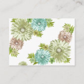 グリーンベビーイン開花ブランチおむつラッフル エンクロージャーカード (裏面)