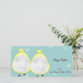 グリーンベビーシック復活祭フォトカード シーズンカード (スタンド正面)