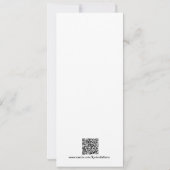 グリーンベビーシャワーパーティの招待状 招待状 (裏面)