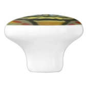 グリーンベビータートルドロワードアキャビネットキッズノブキッズ セラミックノブ (側面)