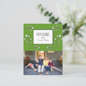 グリーンベリモダンーホリデーフォトポストカード シーズンポストカード (スタンド正面)