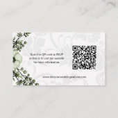 グリーンベリーリースボホ結婚のウェブサイト エンクロージャーカード (裏面)