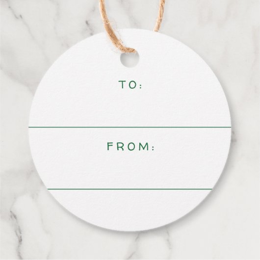 グリーンベリーリースメリー&ブライトクリスマス フェイバータグ (裏面)