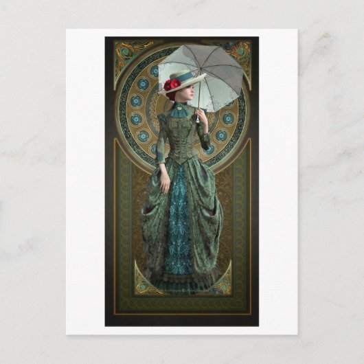 グリーンベルエポックガウン ポストカード (正面)