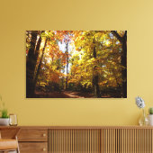 グリーンベルトパーク秋IIメリーランド自然シーン キャンバスプリント (インサイチュ (リビング))