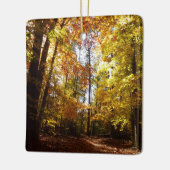 グリーンベルトパーク秋IIメリーランド自然シーン セラミックオーナメント (左)