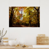 グリーンベルトパーク秋IIメリーランド自然シーン ポスター (キッチン)