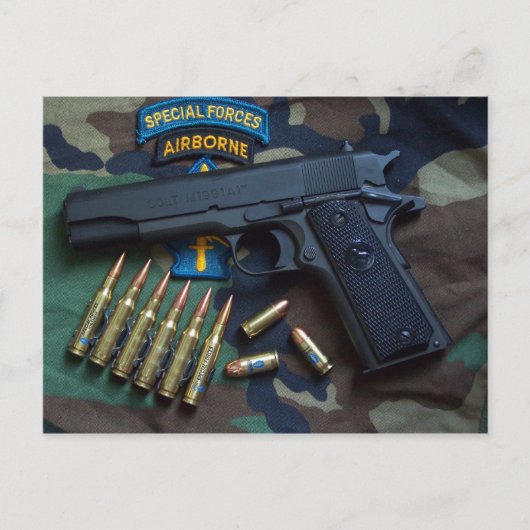 グリーンベレーゼの退役軍人 ポストカード (正面)