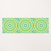 グリーンベースマンダラ ヨガマット (正面(横))