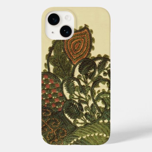 グリーンペイズリー Case-Mate iPhoneケース (裏面)