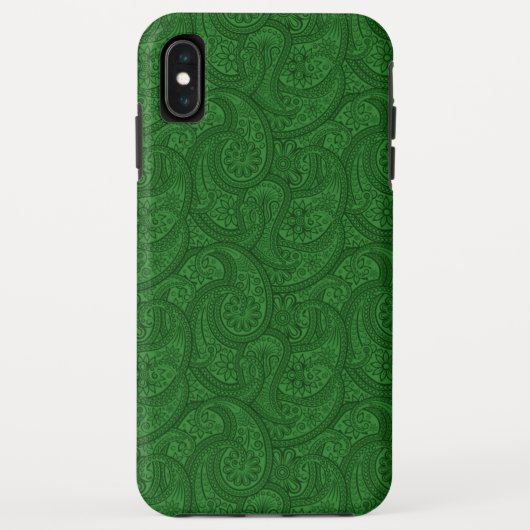 グリーンペイズリー Case-Mate iPhoneケース (裏面)