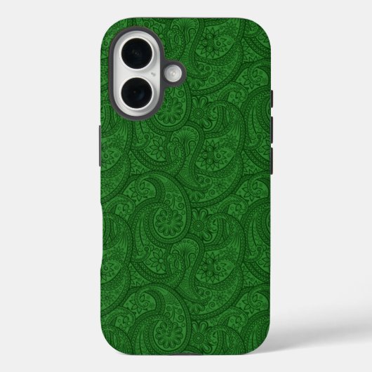 グリーンペイズリー Case-Mate iPhoneケース (裏面)