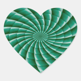 グリーンホイールチャクラテンプレート追加文字IMG カスタマイズ ハートシール