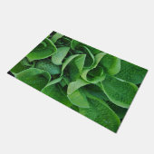 グリーンホスタ葉 ドアマット (アングル)
