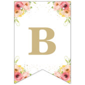 グリーンホットエアバルーン動物ニュートラルベビーシャワー バンティングフラッグ (第1の旗)